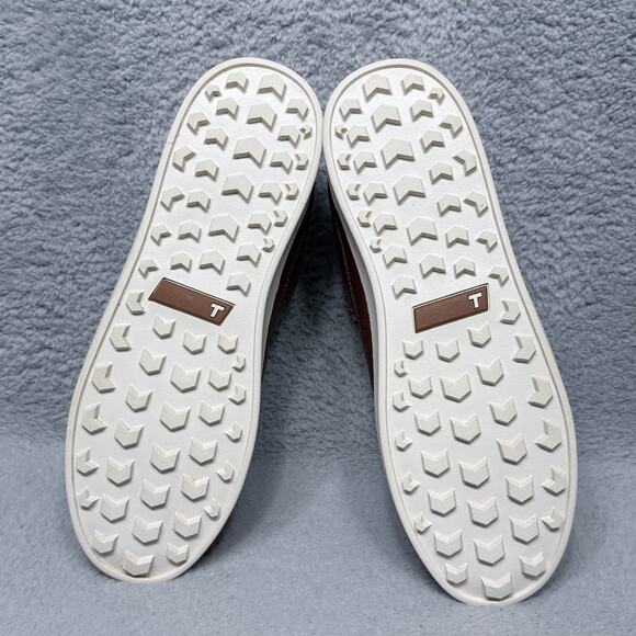 True Linkswear FS Tour Mens Size 13 Spikeless Golf Shoes Wingtip Brown Leather - Picture 7 of 10